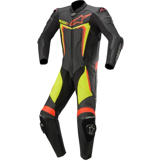 ALPINESTARS Motegi V3 Professional Black \\/ Yellow Fluo \\/ Red Fluo Suit